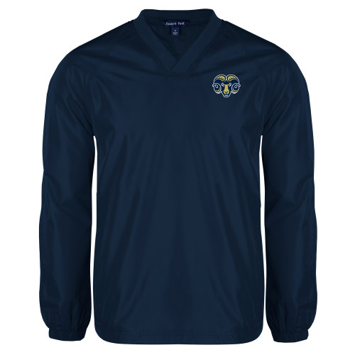 Shepherd Navy V Neck Raglan Windshi