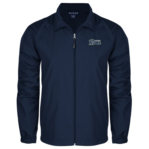 Shepherd Navy Full Zip Wind Jack