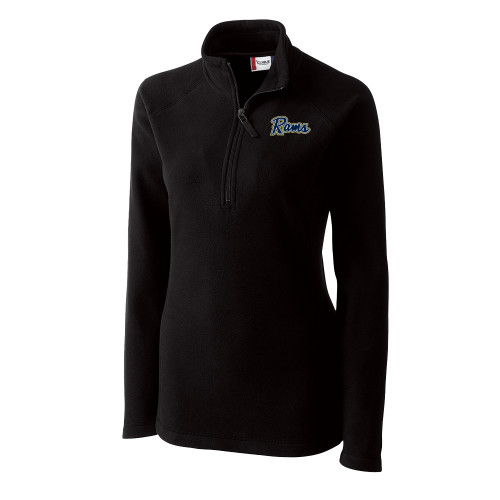 Shepherd C&B Womens Black Clique Summit Performance Fleece Half Z