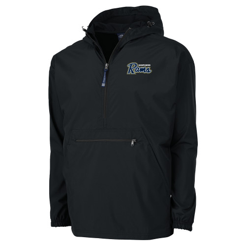 Shepherd Charles River Black Pack N Go Pullover Rain Jack