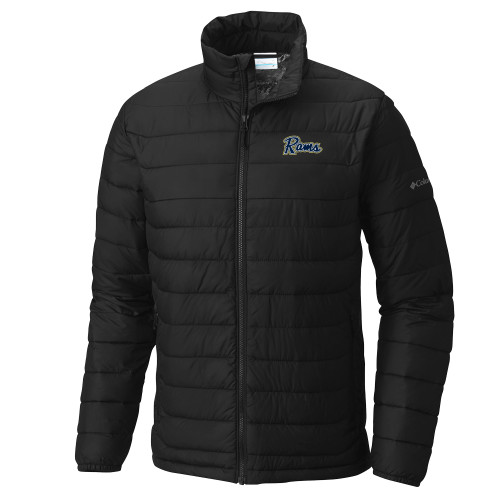  Columbia Black Powder Lite Jacket - Rams Logo