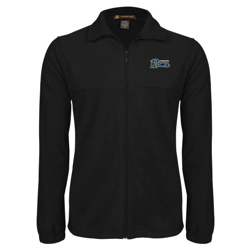  Black Fleece Full Zip Jacket - Ram Script