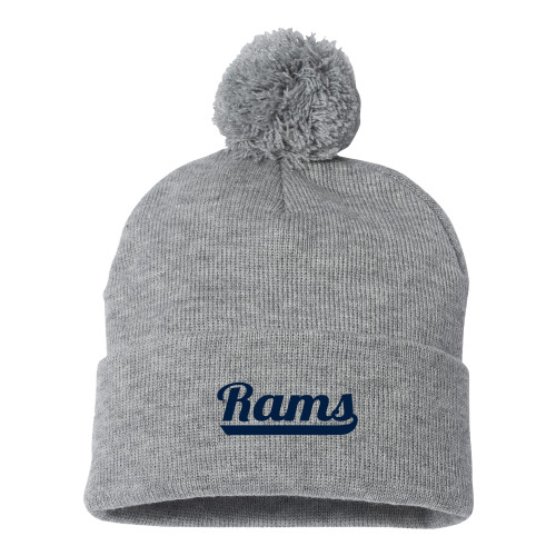 Shepherd Sportsman Heather Grey Pom Pom Cuffed Beanie