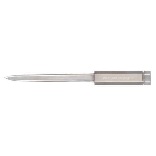 Shepherd Brushed Silver Business Letter Opener