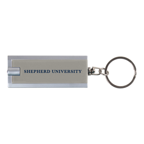 Shepherd Turbo Silver Flashlight Key Holder