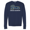Thumbnail image for  Bella + Canvas Navy Fleece Crew