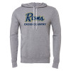 Thumbnail image for  Bella + Canvas Heather Grey Fleece Hood