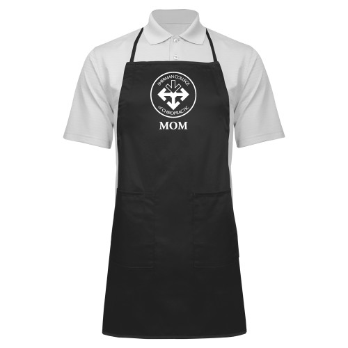 Full Length Black Apron-Mom with Seal