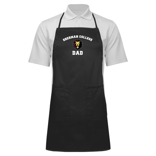 Full Length Black Apron-Dad with Lion
