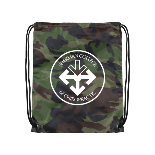 Camo Drawstring Backpack-Seal