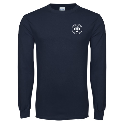 Navy Long Sleeve T-Shirt-Seal