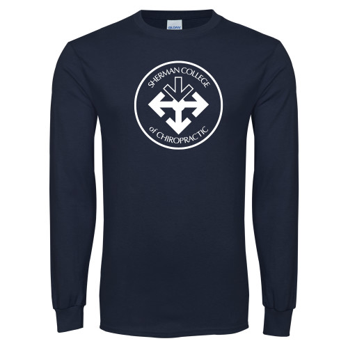 Navy Long Sleeve T-Shirt-Seal
