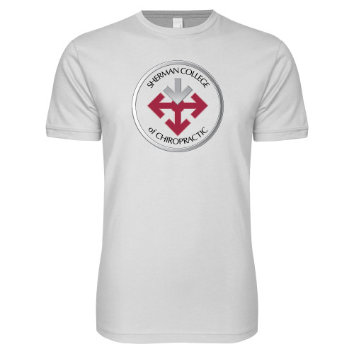 Next Level White SoftStyle T Shirt-Seal