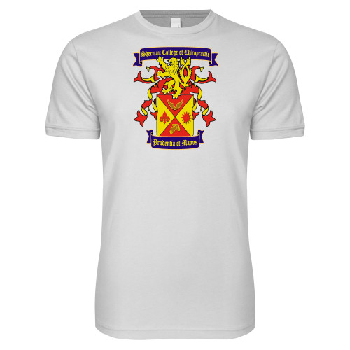 Next Level White SoftStyle T Shirt-Presidents Crest