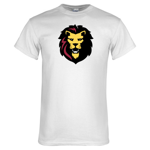 White T Shirt-Larry Lion