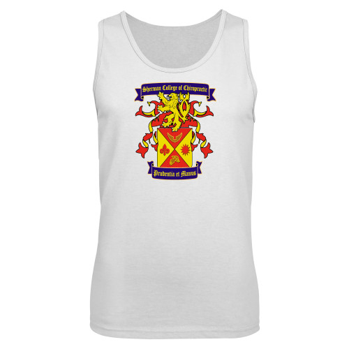 White Tank Top-Presidents Crest