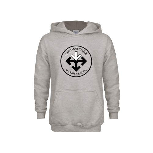 Youth Grey Fleece Hood-Seal