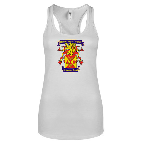 Next Level Racerback Tank White-Presidents Crest