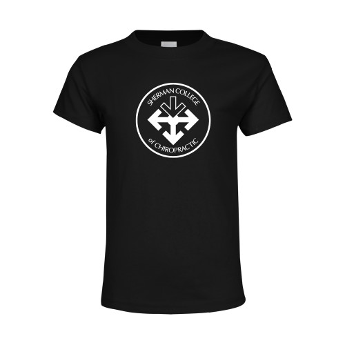 Youth Black T Shirt-Seal