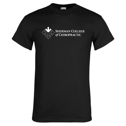 Black T Shirt-College Logo