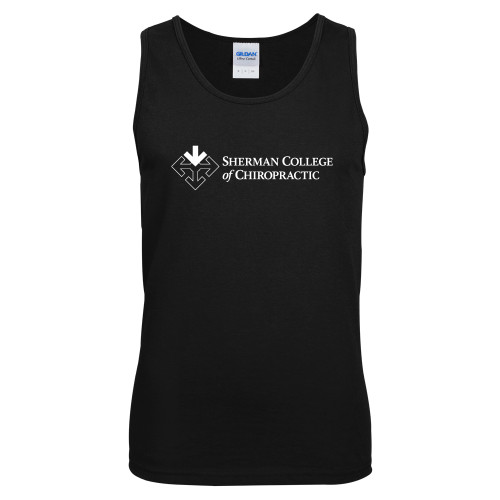 Black Tank Top-College Logo