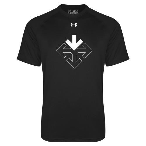 Under Armour Black Tech Tee-Sherman Arrows