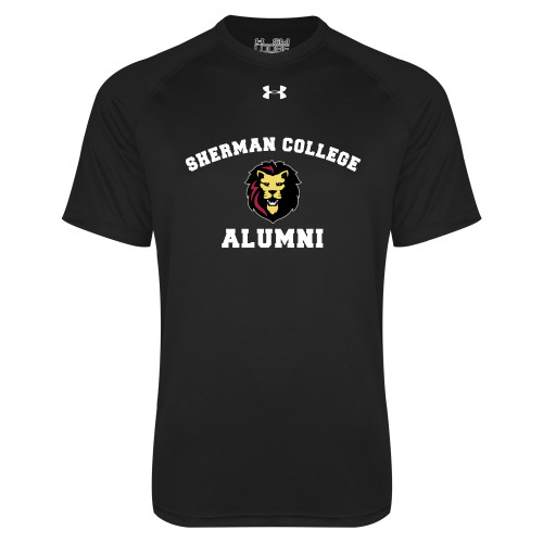 Under Armour Black Tech Tee-Alumni with Lion
