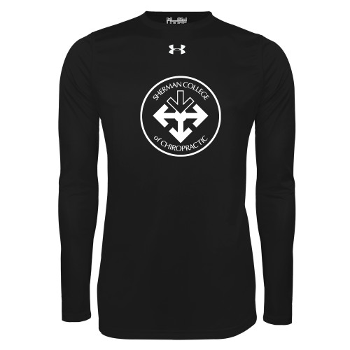 Under Armour Black Long Sleeve Tech Tee-Seal