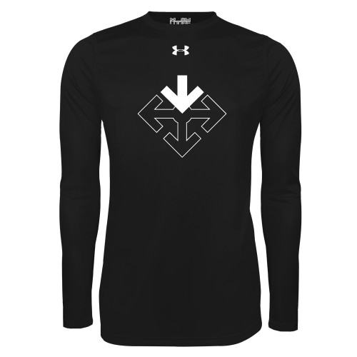Under Armour Black Long Sleeve Tech Tee-Sherman Arrows