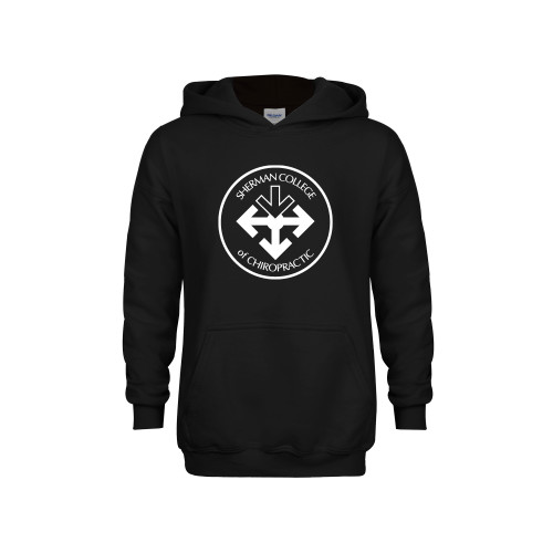 Youth Black Fleece Hoodie-Seal