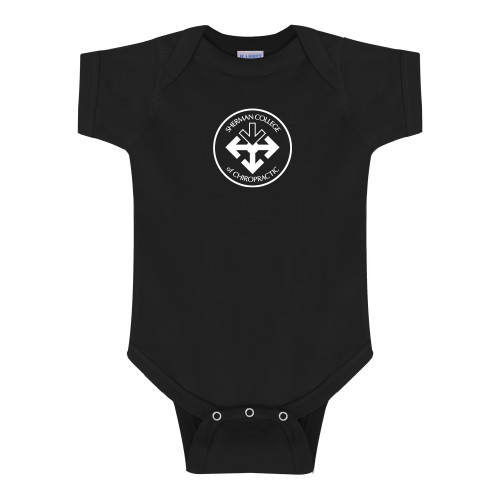 Black Infant Onesie-Seal
