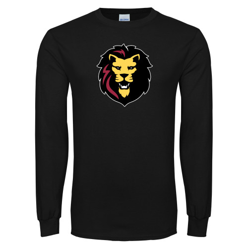 Black Long Sleeve T Shirt-Larry Lion
