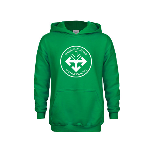 Youth Kelly Green Fleece Hoodie-Seal