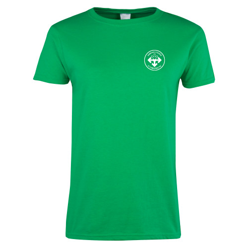 Womens Kelly Green Short Sleeve Tee-Seal