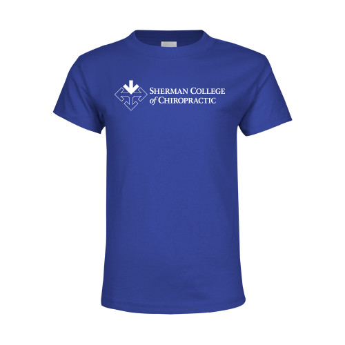Youth Royal T Shirt-College Logo