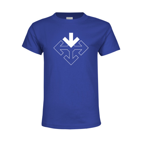 Youth Royal T Shirt-Sherman Arrows