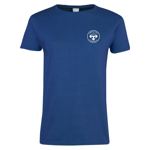 Womens Royal Short Sleeve Tee-Seal