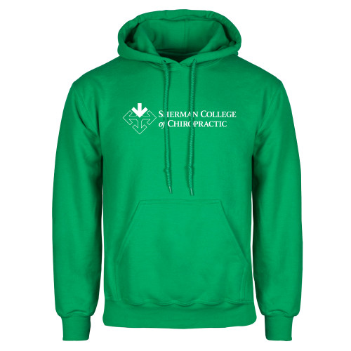 Kelly Green Fleece Hoodie-College Logo