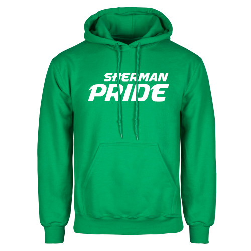 Kelly Green Fleece Hoodie-Sherman Pride