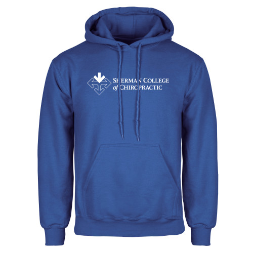 Royal Fleece Hoodie-College Logo
