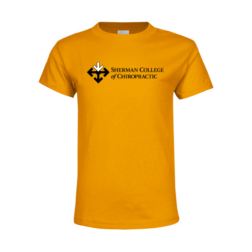 Youth Gold T-Shirt-College Logo