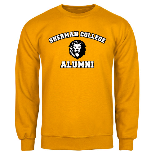 Gold Fleece Crew-Alumni with Lion