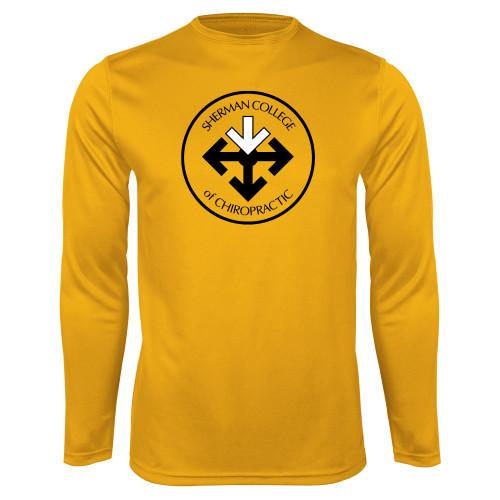 Gold Performance Long Sleeve Shirt-Seal