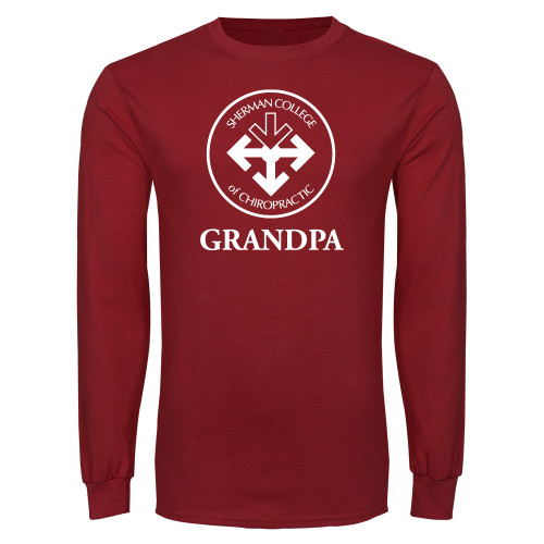 Cardinal Long Sleeve T Shirt-Grandpa with Seal