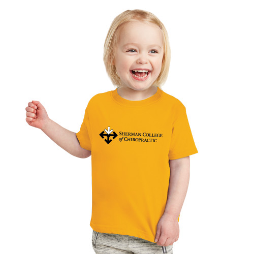 Toddler Gold T Shirt-College Logo
