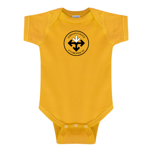Gold Infant Onesie-Seal