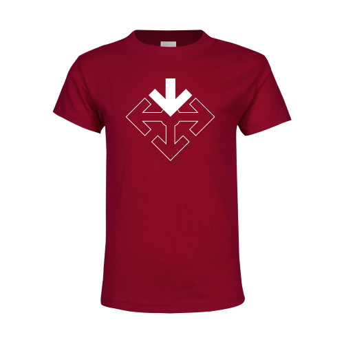 Youth Cardinal T Shirt-Sherman Arrows