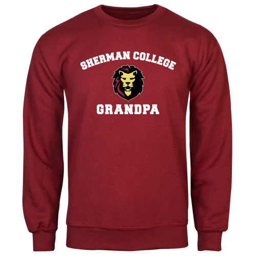 Cardinal Fleece Crew-Grandpa with Lion