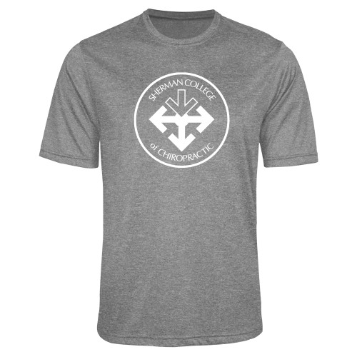 Grey Heather Performance Contender Tee-Seal