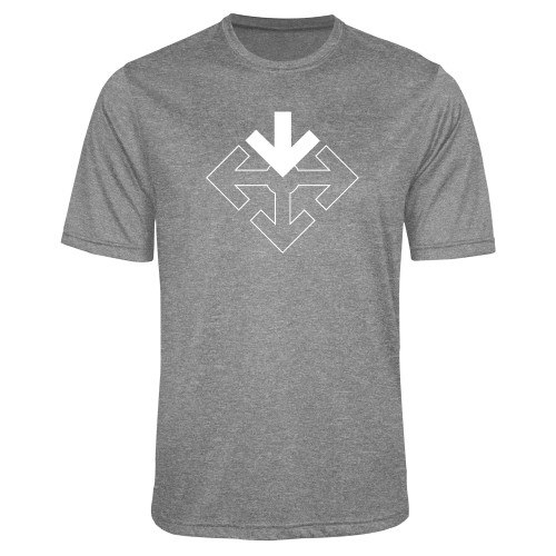 Grey Heather Performance Contender Tee-Sherman Arrows